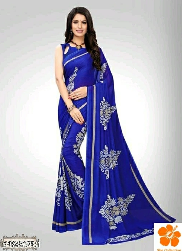 Stylish Georgette Women's Saree