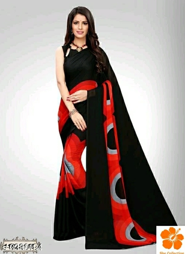 Stylish Georgette Women's Saree