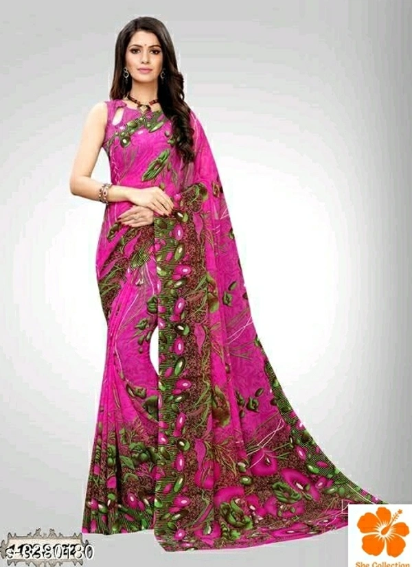 Stylish Georgette Women's Saree