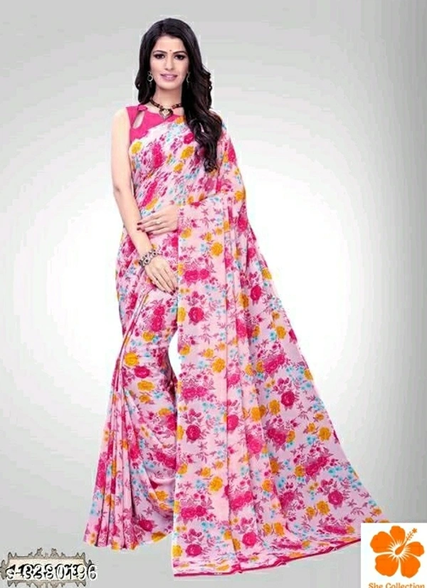 Stylish Georgette Women's Saree