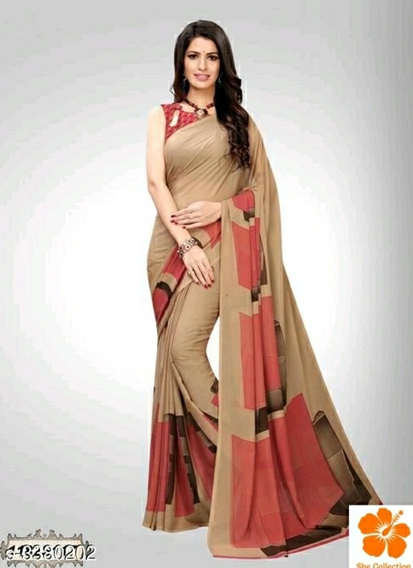 Stylish Georgette Women's Saree