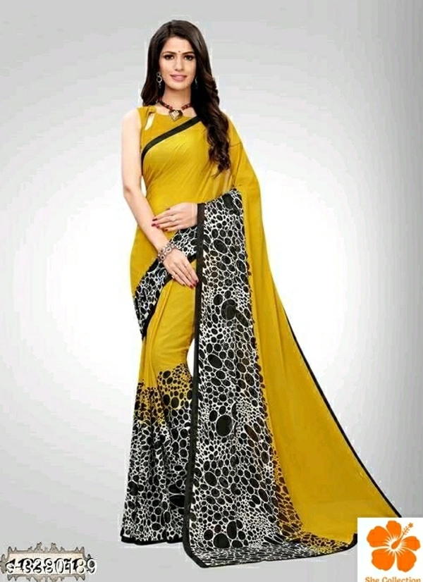 Stylish Georgette Women's Saree