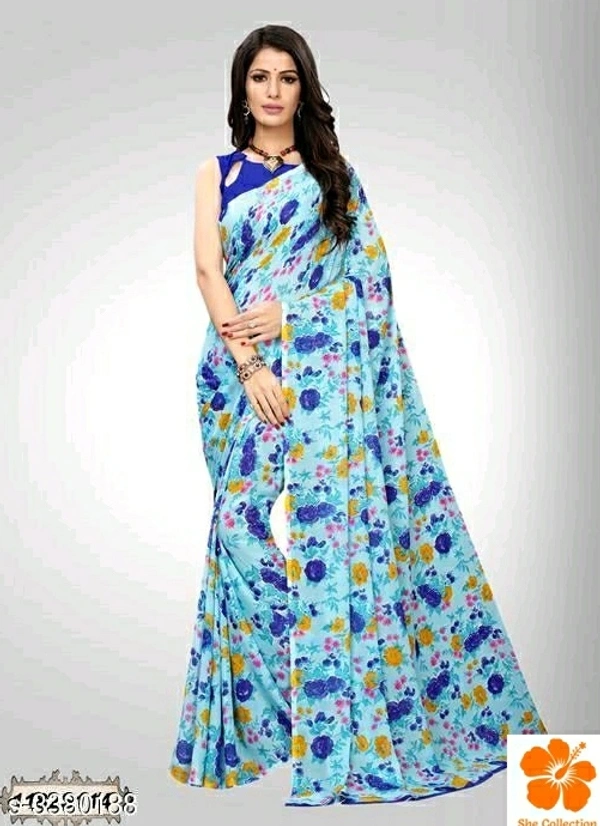 Stylish Georgette Women's Saree