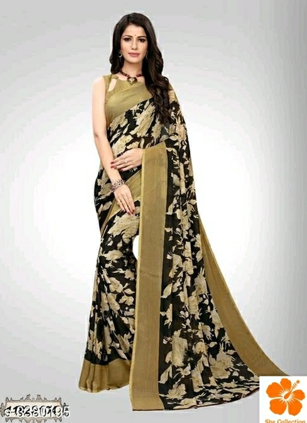 Stylish Georgette Women's Saree