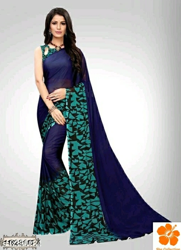 Stylish Georgette Women's Saree