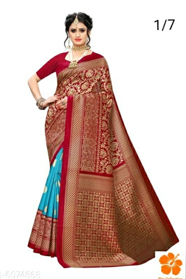 Art Silk Banita Refined Sarees In 7 Design