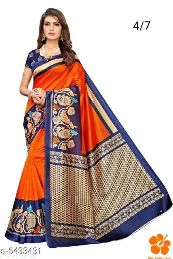 Art Silk Banita Refined Sarees In 7 Design