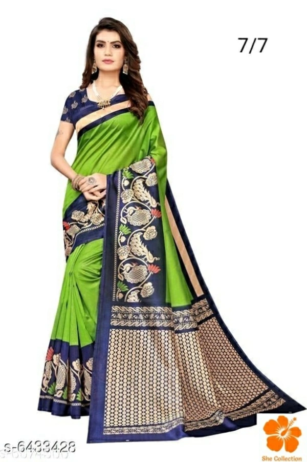 Art Silk Banita Refined Sarees In 7 Design