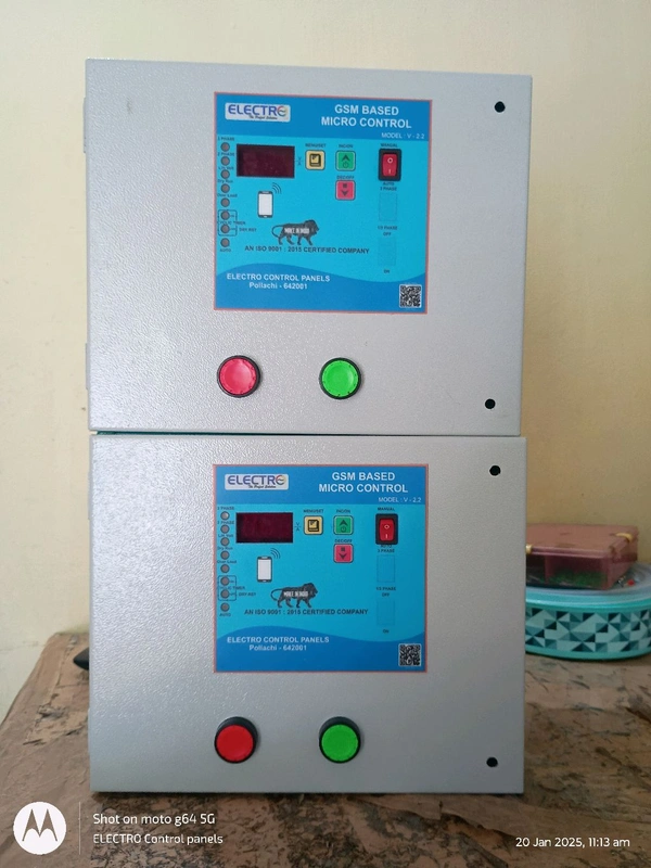 1 Ph Gsm Control Panel 