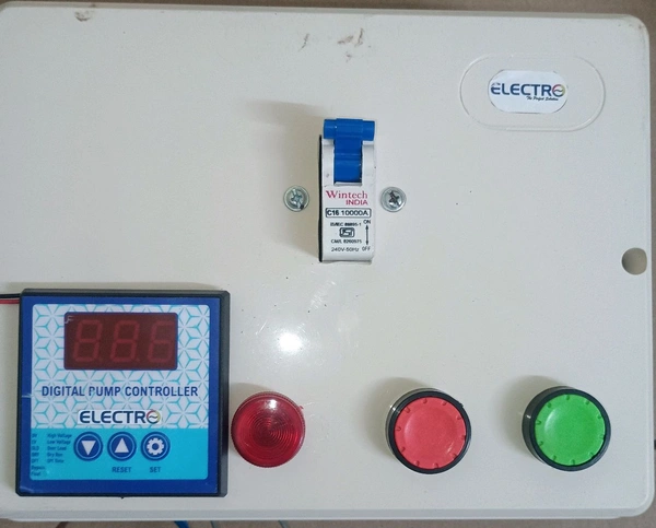 Electro  Single Phase Open Well Dry Run Panel 