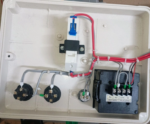 Electro  Single Phase Open Well Dry Run Panel 