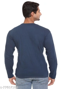 Trendy Elegant Men's Full Sleeves T-shirt  - XL