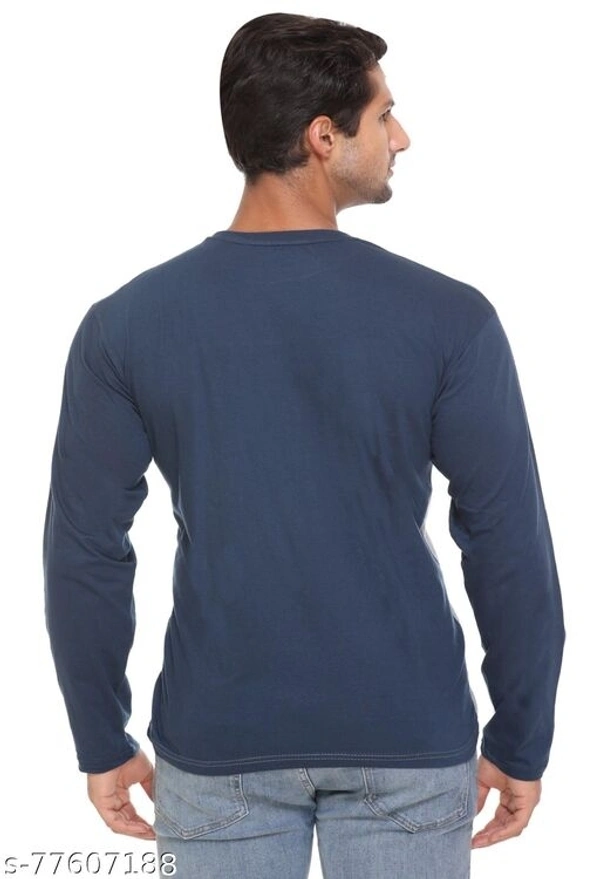 Trendy Elegant Men's Full Sleeves T-shirt  - XL