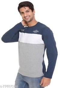Trendy Elegant Men's Full Sleeves T-shirt  - 4 XL