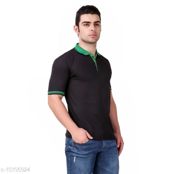Ketex black Polyster Dri Fit Men's T-shirt  - XXL
