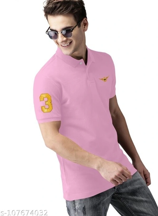 Men's Polo Collar Tshirt  - L