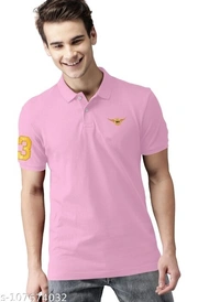 Men's Polo Collar Tshirt  - L