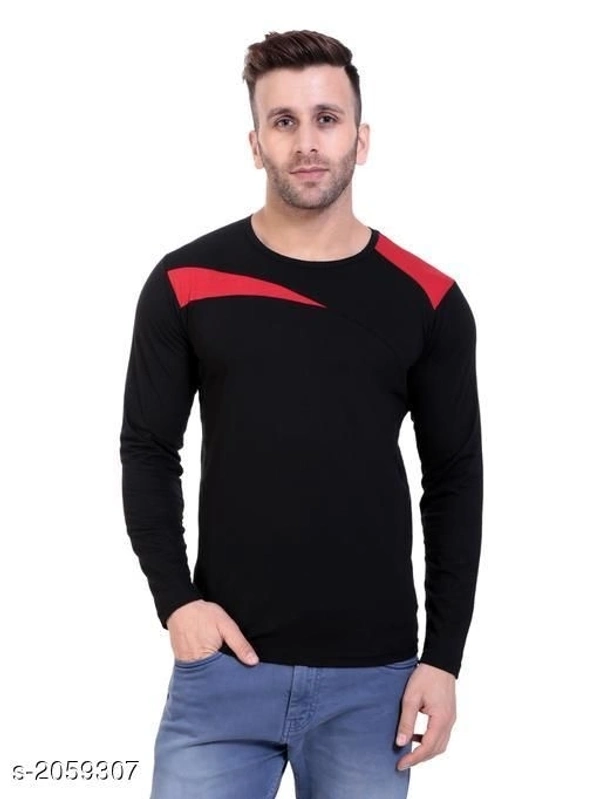 Fancy Cotton Blend Men's T-shirt - M
