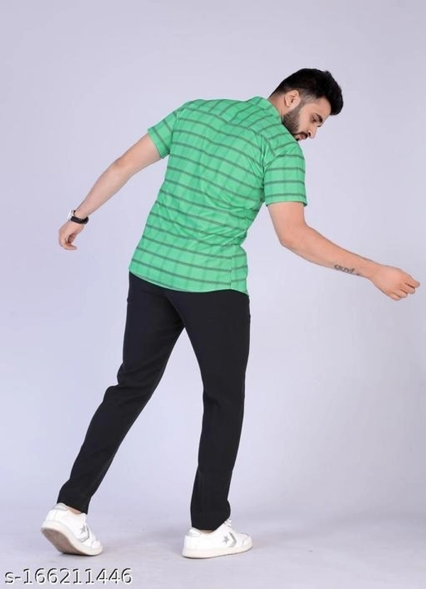Lycra Half Sleeve Classy Vouge Shirt's For Men - S