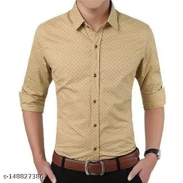 TRENDING DOTTED SHIRT FOR MEN PACK OF 1 - XL
