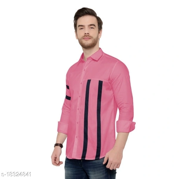 Men's Stylish Cotton Shirt - L