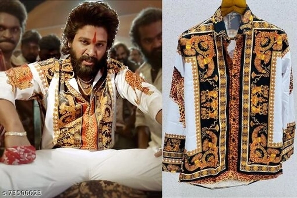 PUSHPA DIGITAL PRINT SHIRT  - M