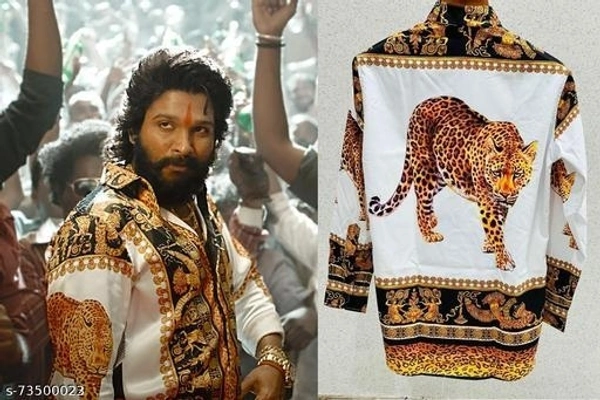 PUSHPA DIGITAL PRINT SHIRT  - M
