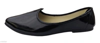 Stylish Men's Pvc Black Juttis - 8