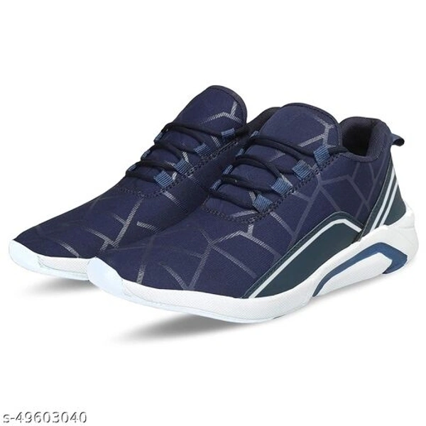 Nobelite Latest Stylish Lace up lightweight High Tops , Casual Shoes for Men and Boys (Blue) - 9