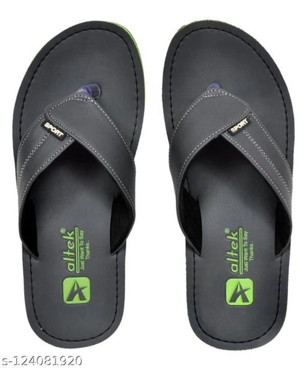 ALTEK Men's Flip Flop | Exclusive Trendy Casual Flip-Flop / Slippers / Chappal |Flip_14112_Gray - 10