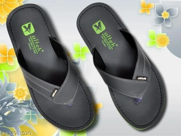 ALTEK Men's Flip Flop | Exclusive Trendy Casual Flip-Flop / Slippers / Chappal |Flip_14112_Gray - 12