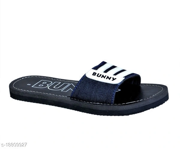Attractive Men's Black Flipflops - 10