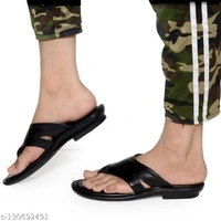 Shrashti Slippers for man (Black) - 9