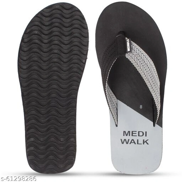 Mediwalk Men's Light Weight Comfortable Trendy Slippers And Flipflop - 8