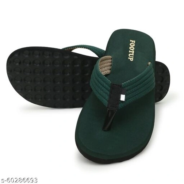 Yellow Colorblocked Thong Flip-flops For Men - Pack of 2 - 8