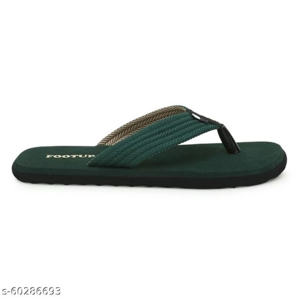 Yellow Colorblocked Thong Flip-flops For Men - Pack of 2 - 10