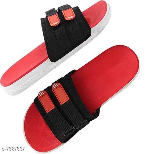 Multicolor Solid Thong Flip-flops For Men - Pack of 2 - 6