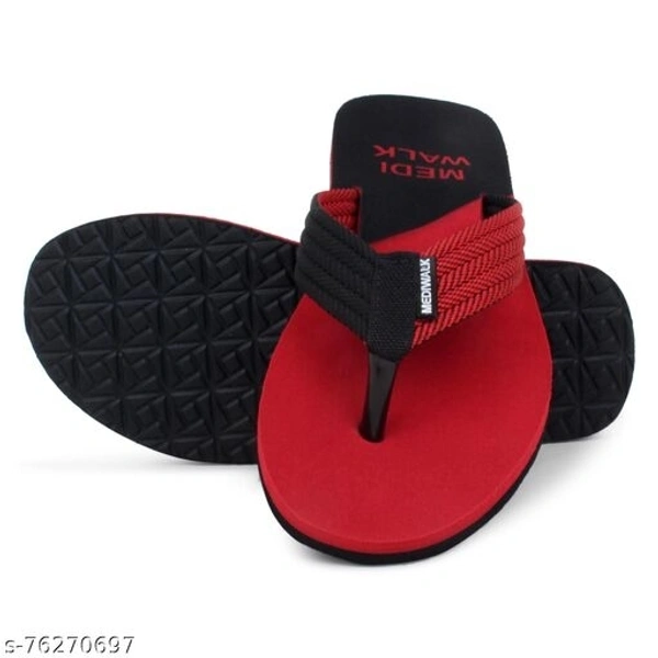Mediwalk Men's Light Weight Comfortable Trendy Slippers And Flipflop  - 8