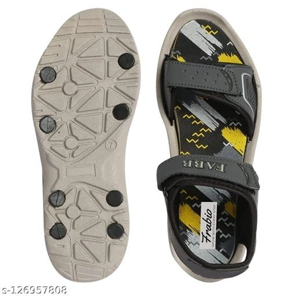 Frabio Men's Casual Dailywear Sandals / Indoor Outdoor Flip Flop Walking Sandals for Men (Yellow) - 6