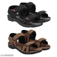 Abisto Stylish Sandals For Men Pack Of 2 Combos  - 6