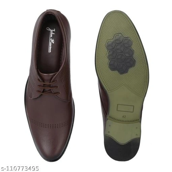 John Karsun Men's Brown Formal shoes  - 6