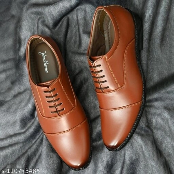 John Karsun Men's Tan Formal shoes  - 6