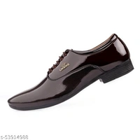 Qrv party Wear Formal Shoes Brown - 10