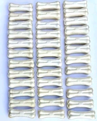 Chew Bones For Dogs - Free Size, White