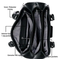 Creeper Fancy Women Bag/ Black Faux Leather  - Black, Free Size