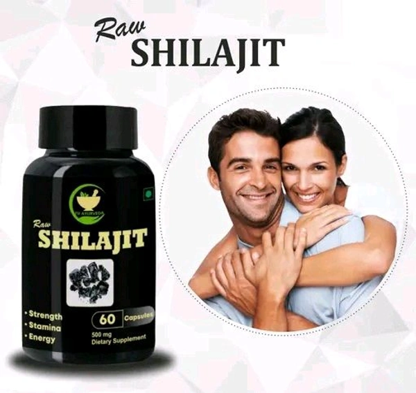 Raw Shilajit / Shilajit Capsule - Free Size