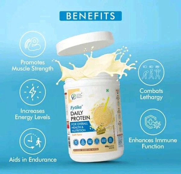 Fytika Daily Protein Powder  - Free Size, White