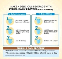 Fytika Daily Protein Powder  - Free Size, White