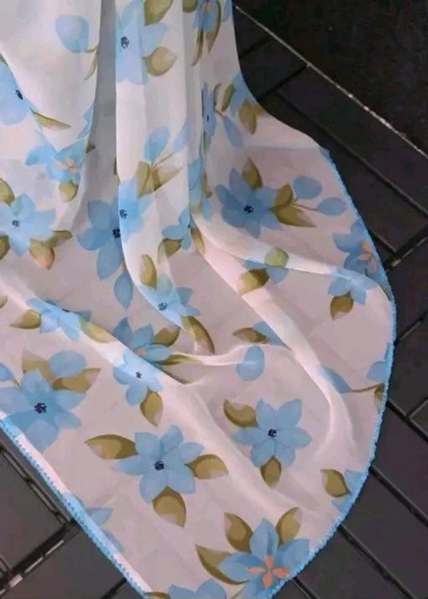 3 Buddy Fashion 3 Flowers Saree - Scooter