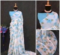 3 Buddy Fashion 3 Flowers Saree - Scooter